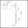Suspended lamp IP20 LED 30W 1400lm 3000k