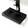 Summary Metal for 2 candles "Date under an umbrella" Black 14.5x12x6.8 cm