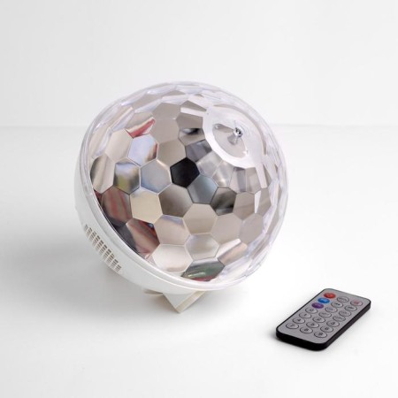 Light device "Crystal ball" 16 cm, E27, speaker, remote control, glow RGB-1