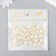 Beads for creativity plastic "Pearls with patterns" set of 30 pcs 0.5x1.1x1.2 cm