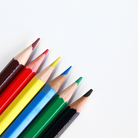 Pencils of colored 6 colors sharpened hexagonal wooden building "September 1"-3