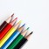 Pencils of colored 6 colors sharpened hexagonal wooden building "September 1"