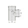 The sewer's tee Sinikon 508029.r, D = 110 x 110 mm, 87 °