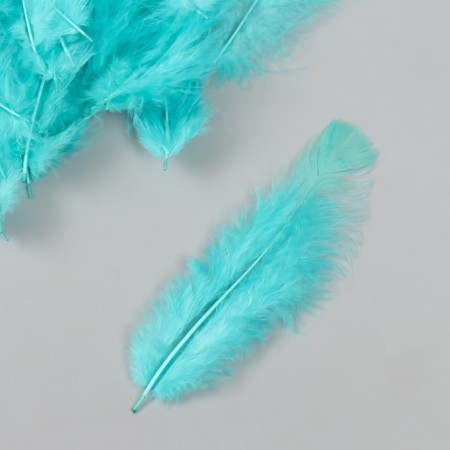 Decorative goose downward jacket "emerald green" set 40 pcs h = 10-15 cm-2