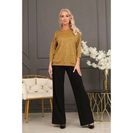 Female jumper, size 46, mustard color-12