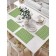 A set of napkins for setting the table “Green background”, rectangular, size 32x46 cm, 4 pcs