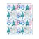 The tablecloth “Family of Snowmen”, rectangular, Saten, size 120x145 cm