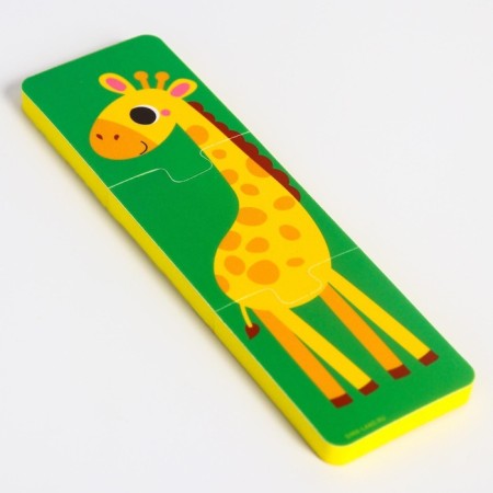 Soft puzzle for babies "Fun Logic", 5 puzzles, species mix, crumb I-6