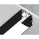 Profile aluminum overhead/suspended Ambrella Illumination Profile System, GP2500BK, 2000x25x25 mm, black color, matte Distractor