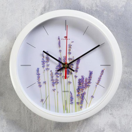 Watch wall "lavender" d = 22 cm, smooth move
