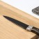 Knife Kitchen shade "Energy", universal, blade 12.5 cm, black color