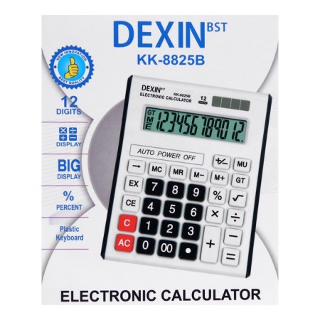 Deskal calculator "Dexin" 12 - discharge KK - 8825V-7