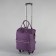 Bag-rug 2 in 1 on wheels 18 ", lightning department, external pocket, purple color