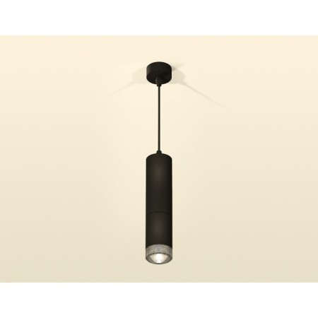 A set of suspended lamp with composite crystal Ambrella Light, Techno, XP6313001, GU5.3, color black sand