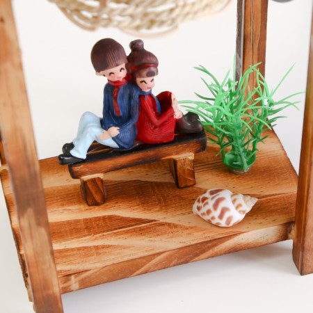 Table lamp "In love pair" E12 10x14x28 cm-5