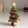 Souvenir Ceramics "Santa Claus in a cap-tree with a star" 5.6x5.9x111 cm
