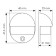 Door limiter DS1 BL, black