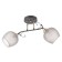 Acapulko chandelier 2x60W E27 is brown, gold 48x28x24cm