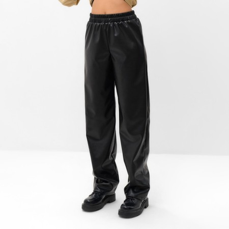 Women's leather pants Mist Bas, p. 44, black