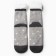 Women's socks with fur, gray/bear, size 36-40