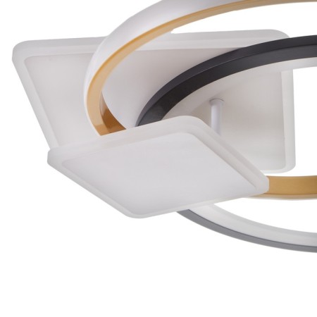 Causteen with PDU 2223/1 LED 160W Dimmer white-black 50x50x7 cm Bayerlux-7