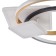 Causteen with PDU 2223/1 LED 160W Dimmer white-black 50x50x7 cm Bayerlux