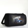 Sports bag with lightning, external pocket, black color