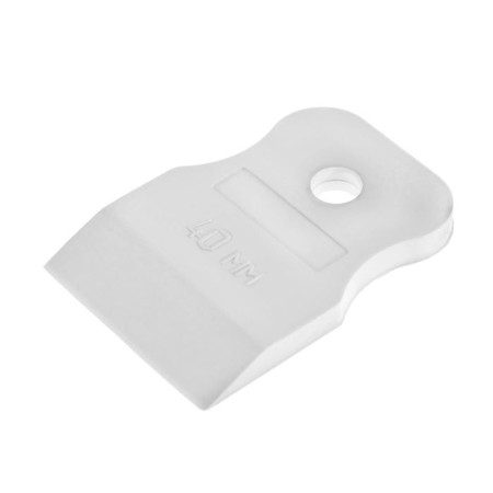 Rubber tundra spatula, 40 mm, white