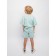 Children's jump (T-shirt, shorts), height 92-98 cm, mint color