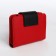 Women's wallet on magnet, red color