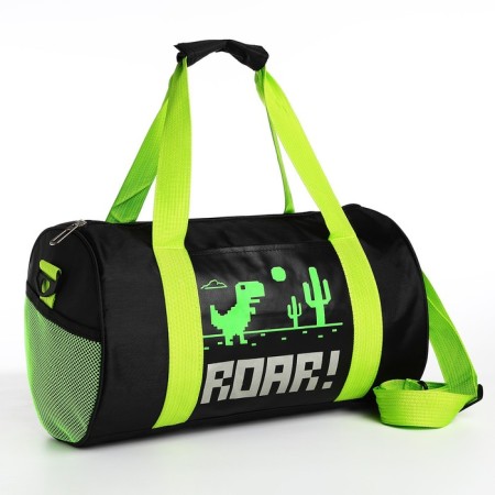 Children's sports bag for the boy "Dinosaurus", 40x20x20 cm, black-1