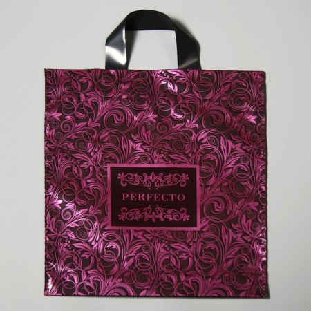 Perfecto Lila package, polyethylene with a loop pen, 31 x 35 cm, 95 μm