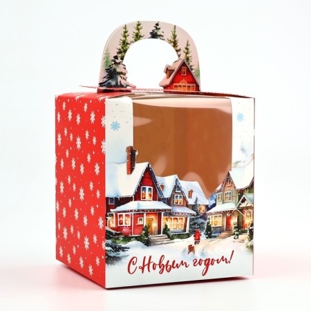 Box the team "City" 14 x 16 x 14 cm, new year-1