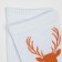 Socks "Reindeer trophy", white color, size 23-27 (38-41)