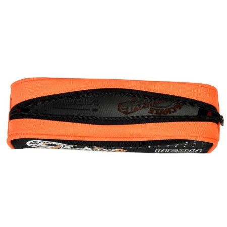 Penal soft, 1 department, 60 x 200 x 90 mm, voluminous, phoenix "neon orange" black/orange 61935-2