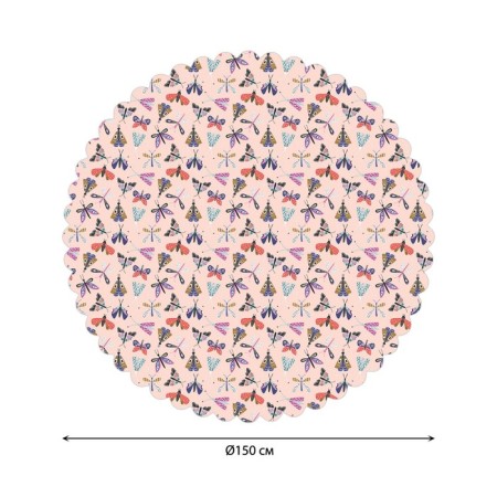 The tablecloth "insects", round, Saten, d = 150 cm