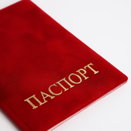Cover for passport, red color-3