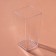 The form of the plastic disposable for the buffet "Square", 80 ml, transparent, 7 pcs/units.