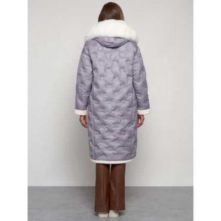 Coat insulated winter female, size 50, color gray-3