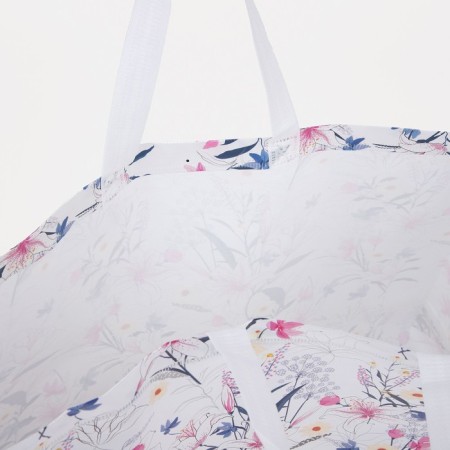 Household bag without fastening, white color-2