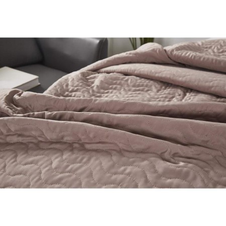 A set with a veil "Savannah", size 230x250 cm, 50x70 cm - 2 pcs, color of coffee-6