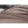 A set with a veil "Savannah", size 230x250 cm, 50x70 cm - 2 pcs, color of coffee
