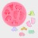 Mold "Children's machines", silicone, d = 10 cm, color mix