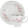 Coffee service 6/9 BERNADOTTE, decor "Pale roses, platinum layering", 15 items