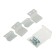 Mount for a mosquito net, metal, white