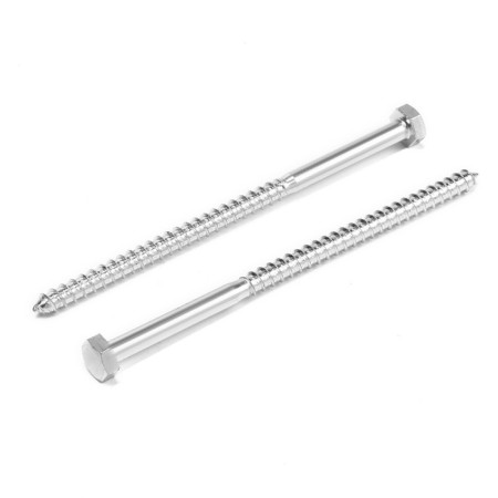 Tundra bolt, capercaillie, plumbing, Din571, M8x150 mm, 4.8 - 5 kg