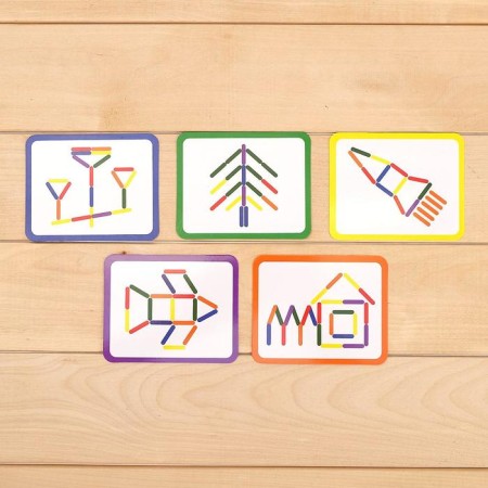 Game set with sticks "Collect a figure", in a package-1
