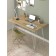 Dining table loverpool 110x60x75 cm, oak craf gold, white