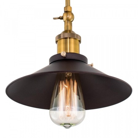 Sconces Citilux "Edison" CL450301, 22x40 cm, 1x60W, e27, brown color-1