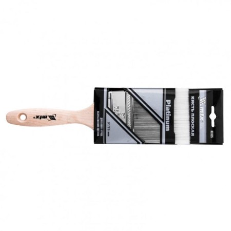 Brush flat MTX 83335, Platinum, artificial bristles, wooden pen, 3 "-2